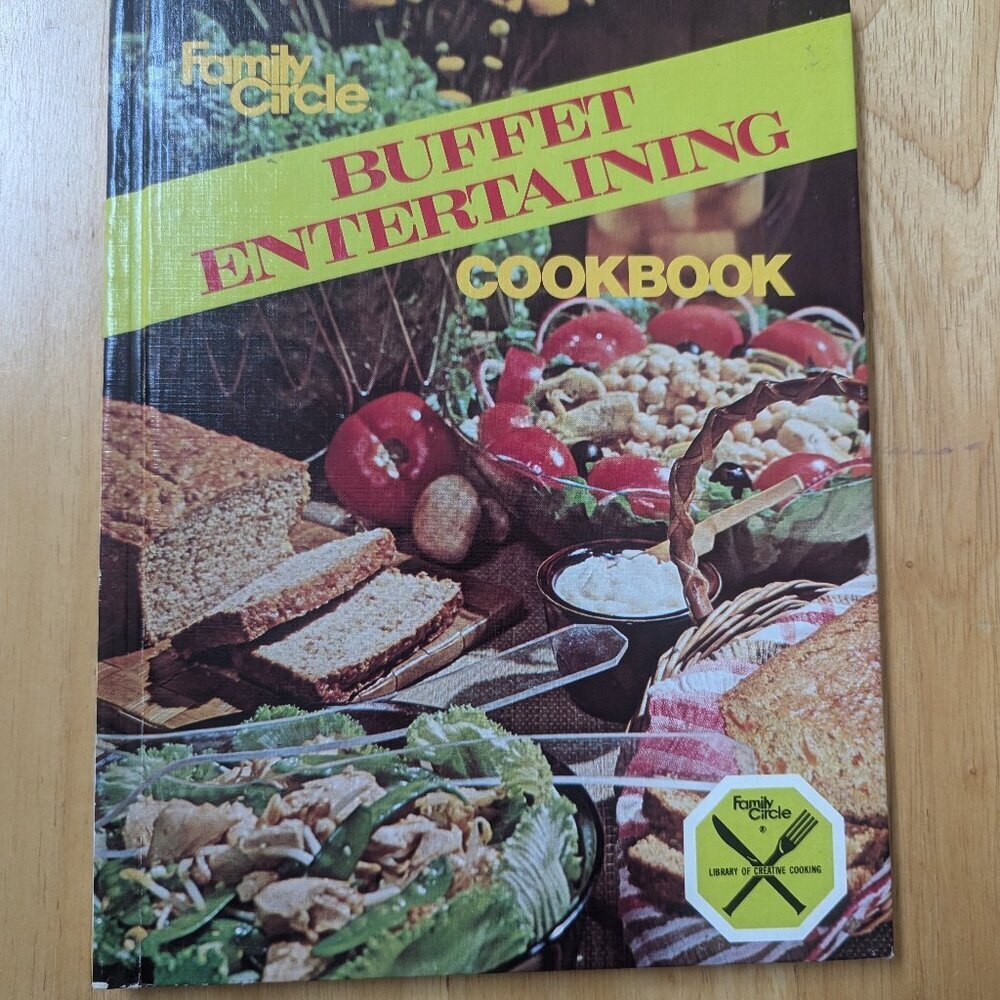 VINTAGE Family Circle Buffet Entertaining Cookbook 1978 EUC